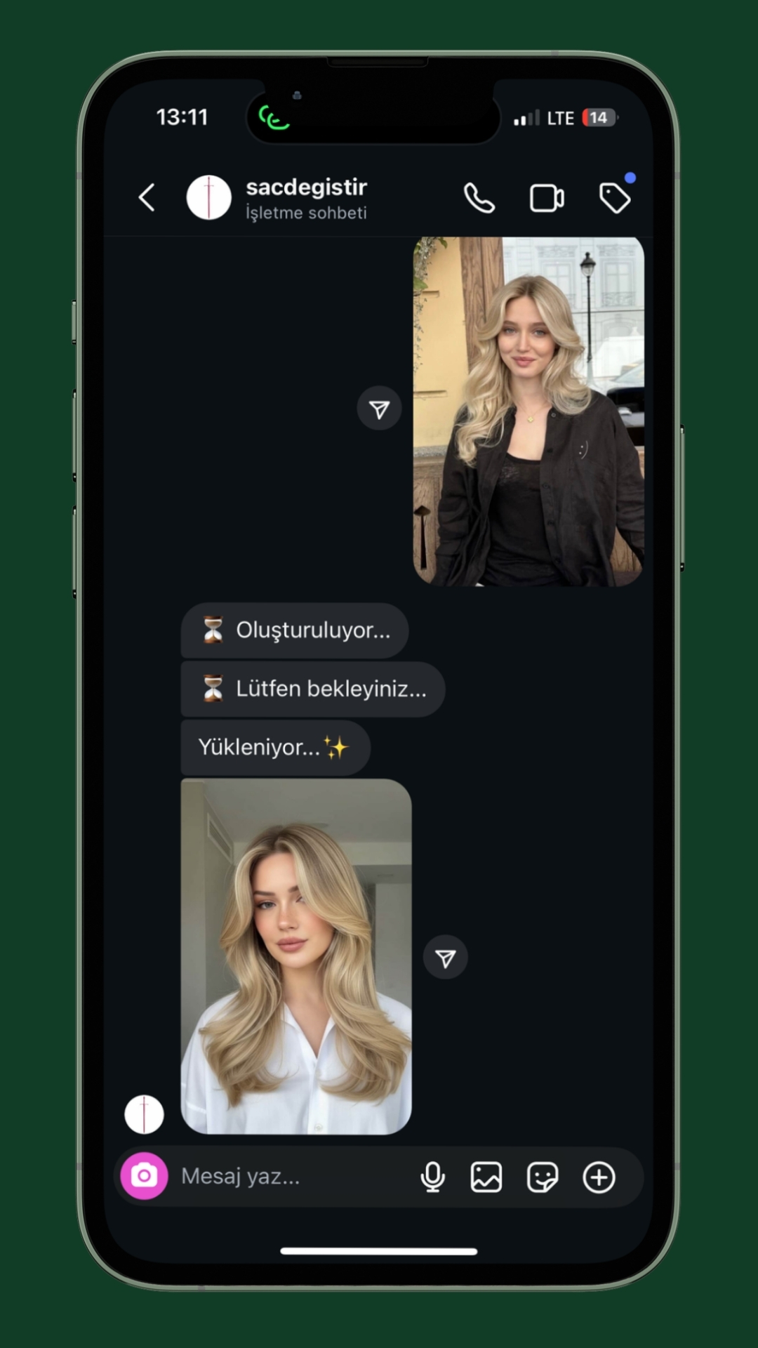 Sword Nest Saç Otomasyonu otomatik randevu ekranı